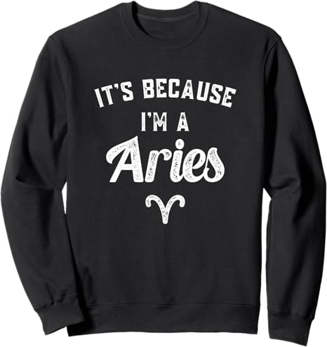 Aries Zodiac Sign Sweatshirt