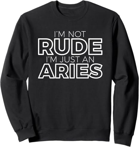 Aries Zodiac Sign Astrology Constellation Horoscope Sweatshirt