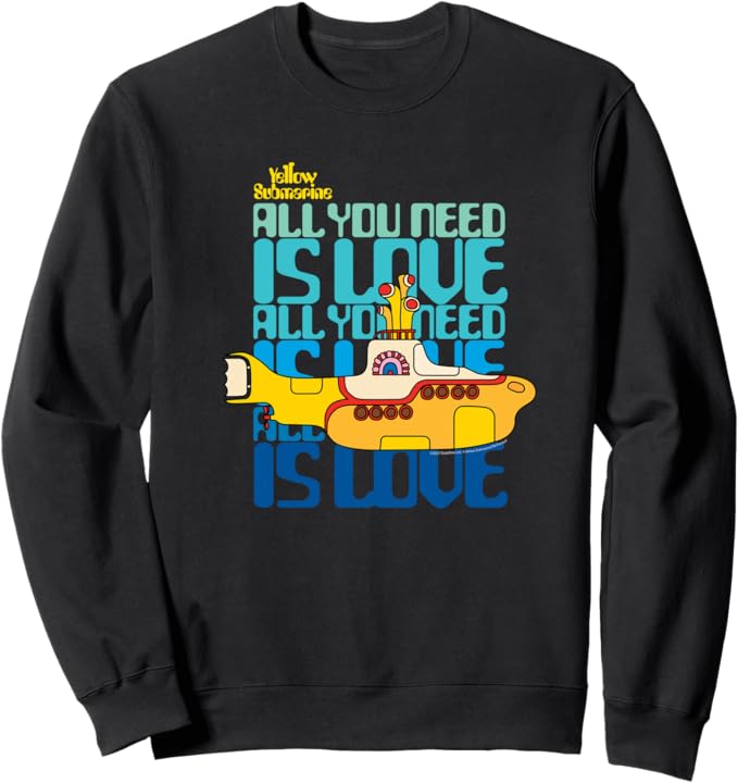 ビートルズ - Yellow Submarine All You Need Is Love トレーナー