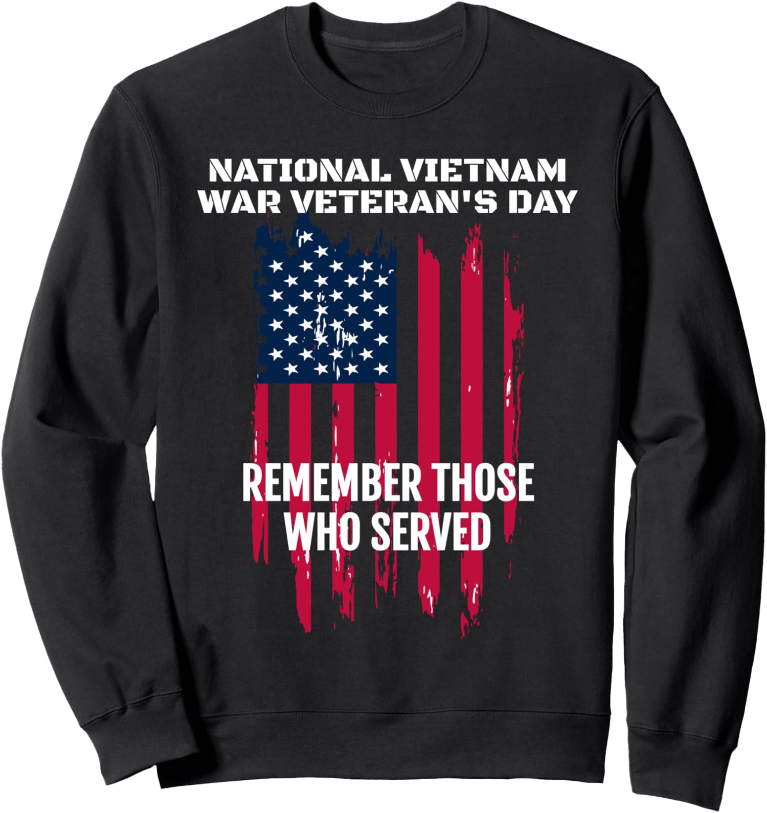 National Vietnam War Veterans Day Celebration Respect Unisex Crewneck Sweatshirt - Bild 2 von 2