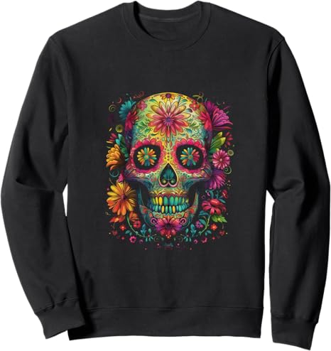 Colourful Sugar skull