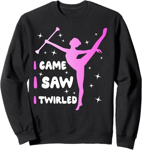 Baton Twirler Baton Twirling Recitals Majorette Dance Sweatshirt