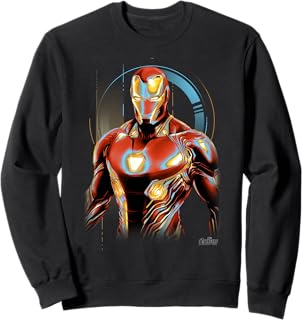 Infinity War Iron Man Digital Profile Pose Sudadera