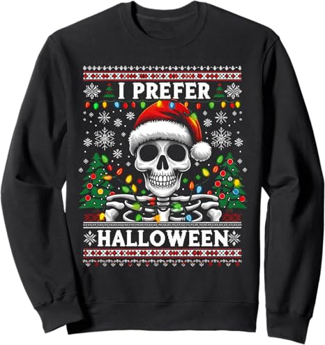 Merry Christmas Skeleton Xmas Holiday Apparel
