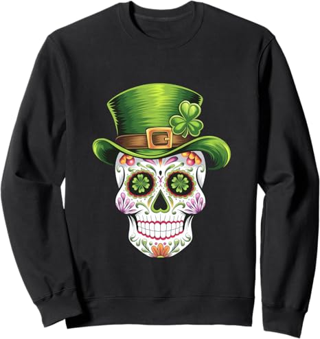 St. Pat's Sugar Skull