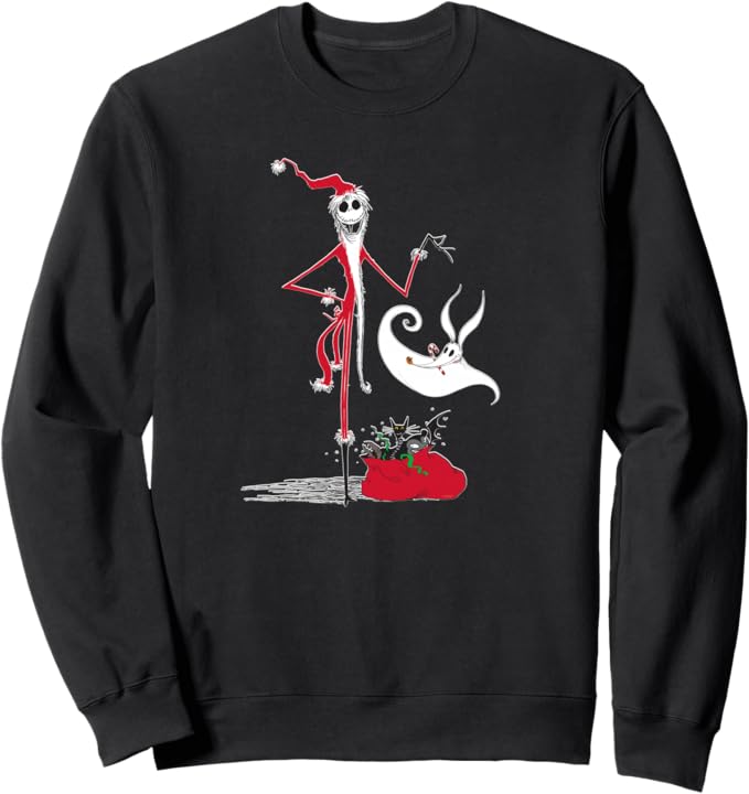 『ナイトメアー・ビフォア・クリスマス』ジャック&ゼロ トレーナー Amazon.co.jp