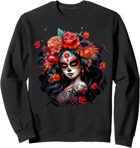 Women Day Of The Dead De Los Muertos La Catrina