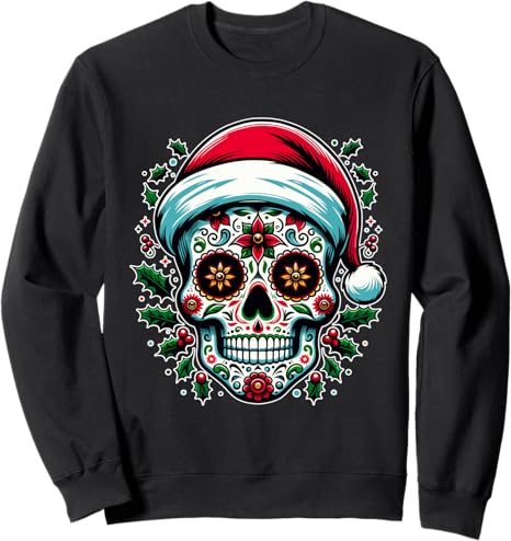 Latin Sugar Skull Matching Designs Idea Xmas