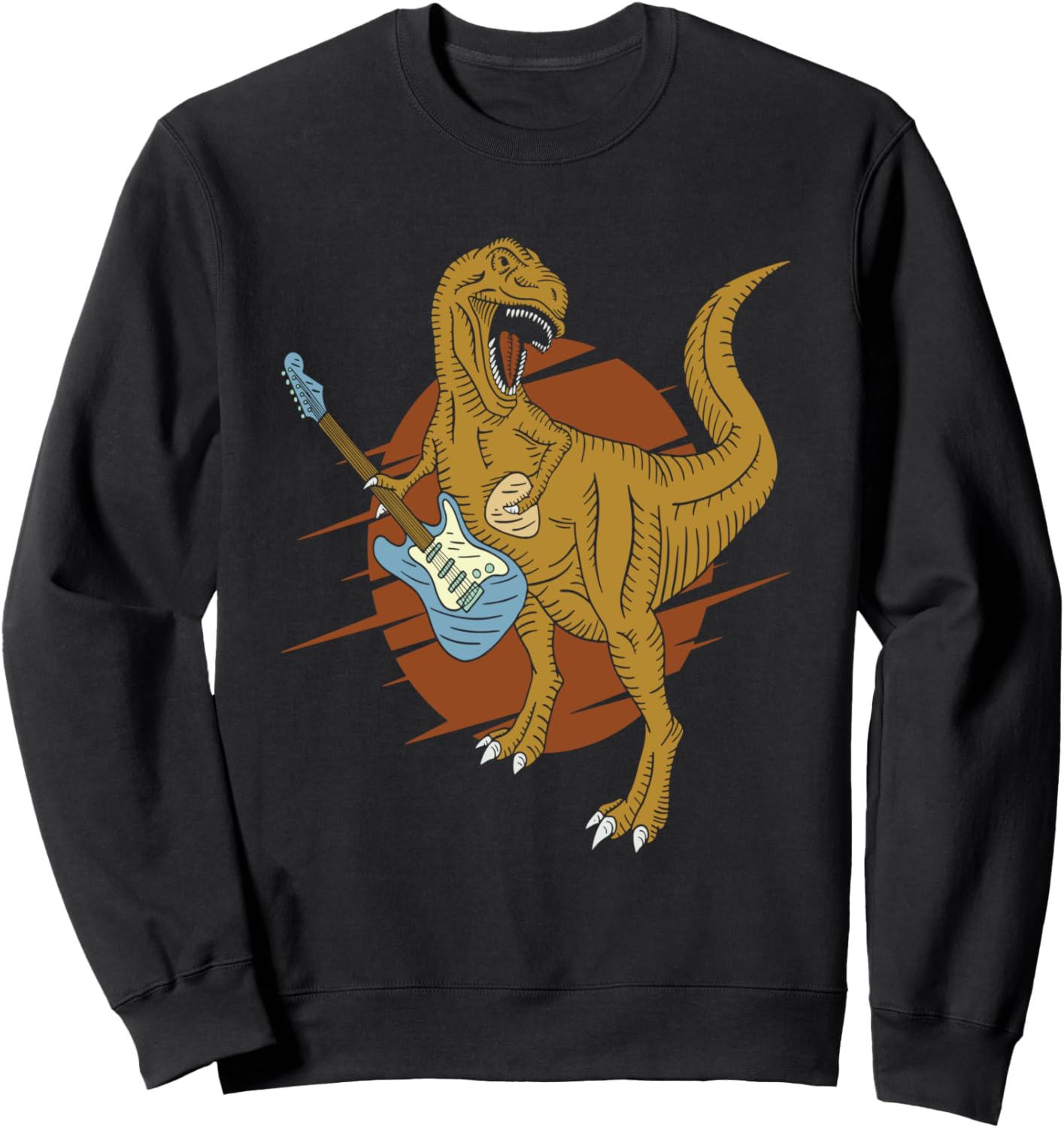 T-Rex Guitar Classic Rock Shirt Men Women Sweatshirt