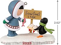 Vista 5 de Hallmark Keepsake - Adorno navideño de recuerdo 2023, amigos de Frosty 2023, regalos de muñeco de nieve