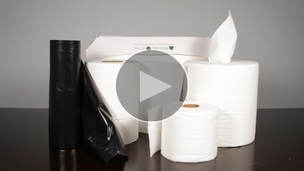 Amazon.com: Commercial Hardwound Paper Towel Rolls, White 12 Pack