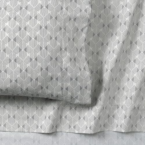 Miniatura 3 de NINE WEST Ora Printed King - Juego de sábanas (4 piezas, color malva)