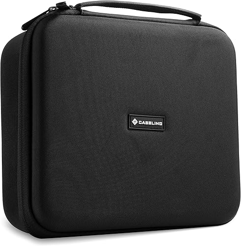 caseling Estuche rígido - 8.67" x 7.8" x 3.5" - Compatible con BLACK+DECKER LDX120C / LD120VA taladro inalámbrico / controlador - Soporte de espuma