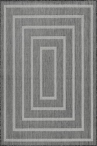 Vista 173 de Adiva Rugs - Alfombra para interior y exterior, tapete fácil de limpiar, resistente a la intemperie y las manchas, para comedor, patio, terraza