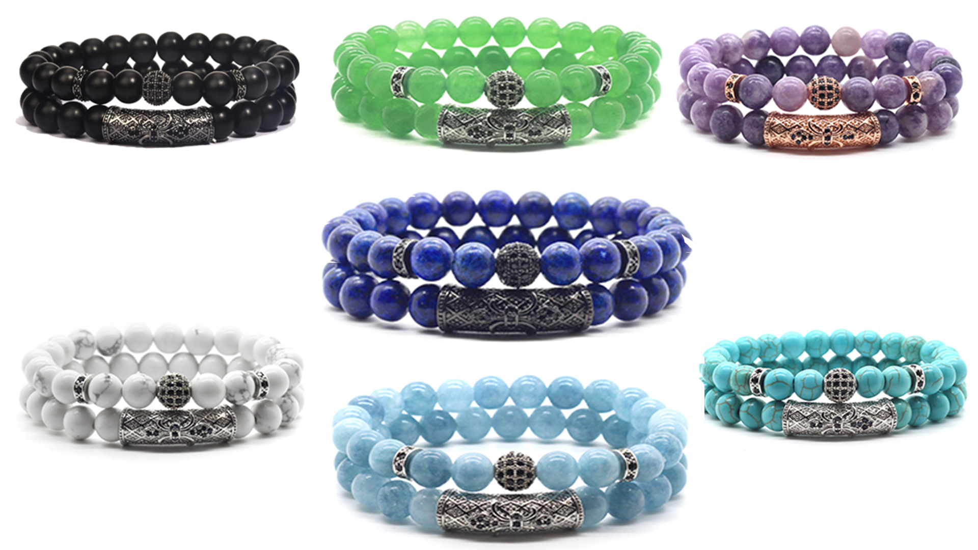 Amazon.com: GDLKPYHS Amethyst Bracelet, Handmade Beaded Bracelet