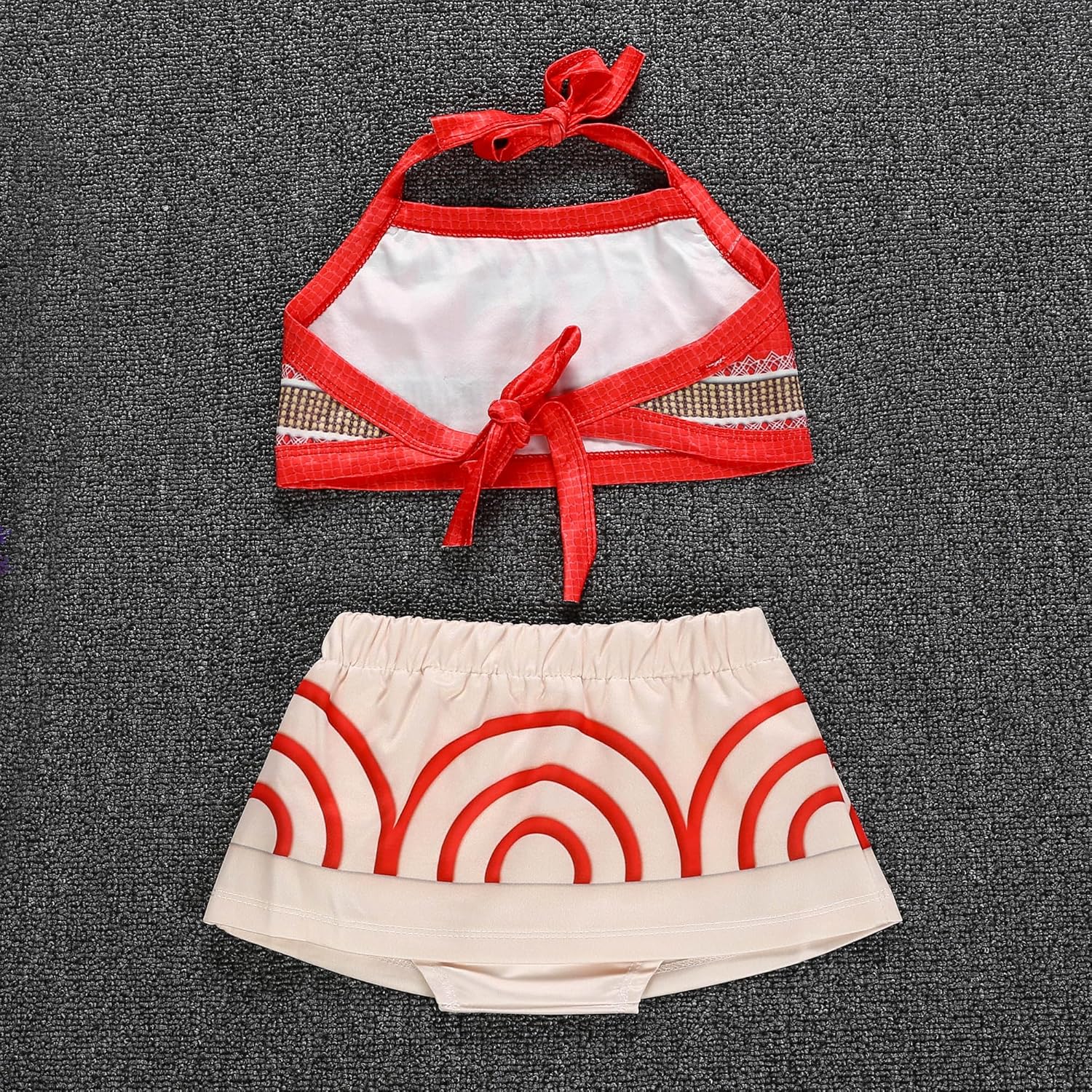 Baby Girls Adventure Bathing Suit Halter Bikini Sets Swimsuit Swimwear Princess Fancy Dress Costume Toddler - Image 3