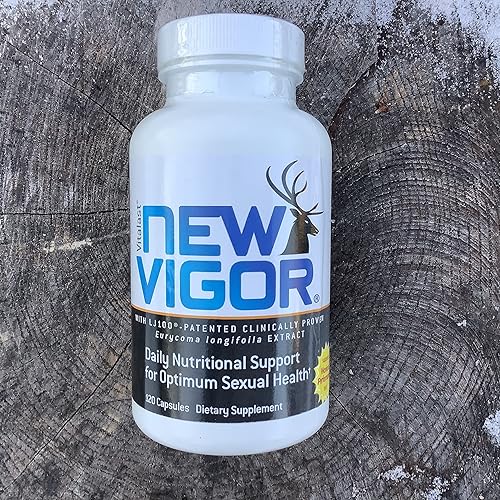 NewVigor - Soporte nutricional diario para una salud sexual óptima, 120 cápsulas de VITALAST