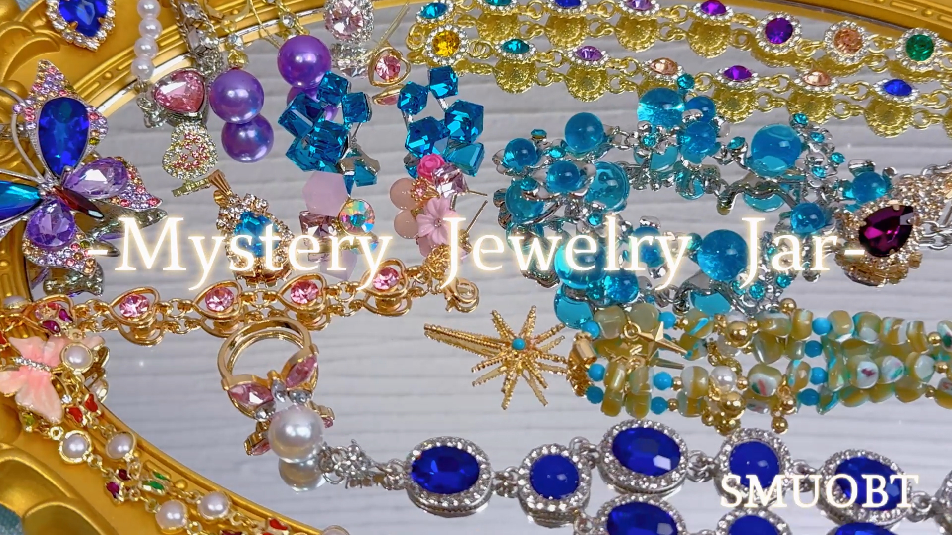 アクセサリーバラエティーセット ✨mystery jewelry ✨ Amazon.com: SMUOBT Mini Blue Gothic Mystery Jewelry Jar – 15 Pcs