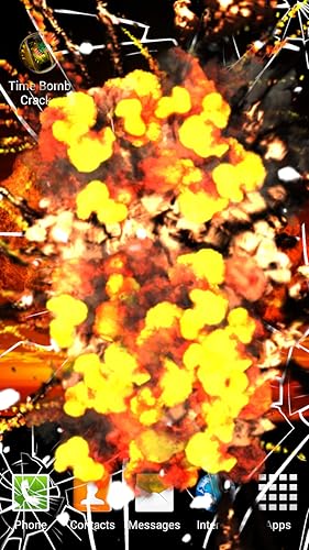 exibição rachaduras Timebomb