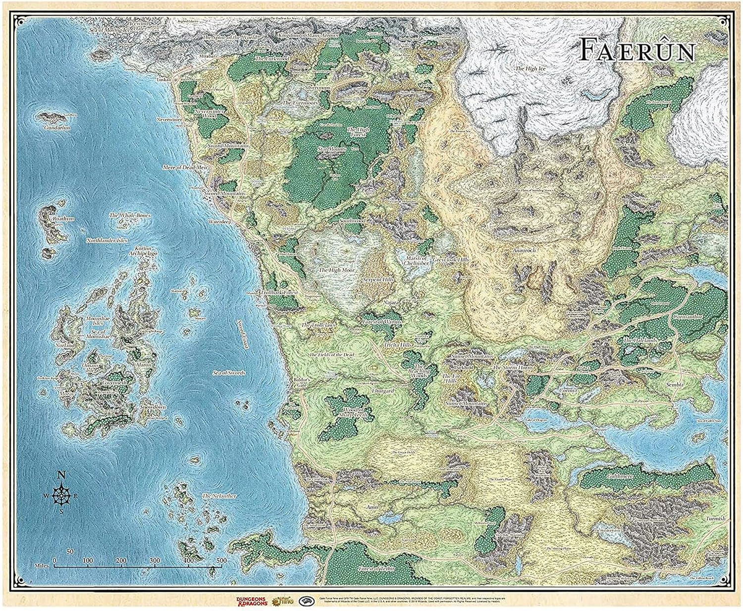 Amazon Gale Force Nine Dungeons Dragons Sword Coast Adventuer s 