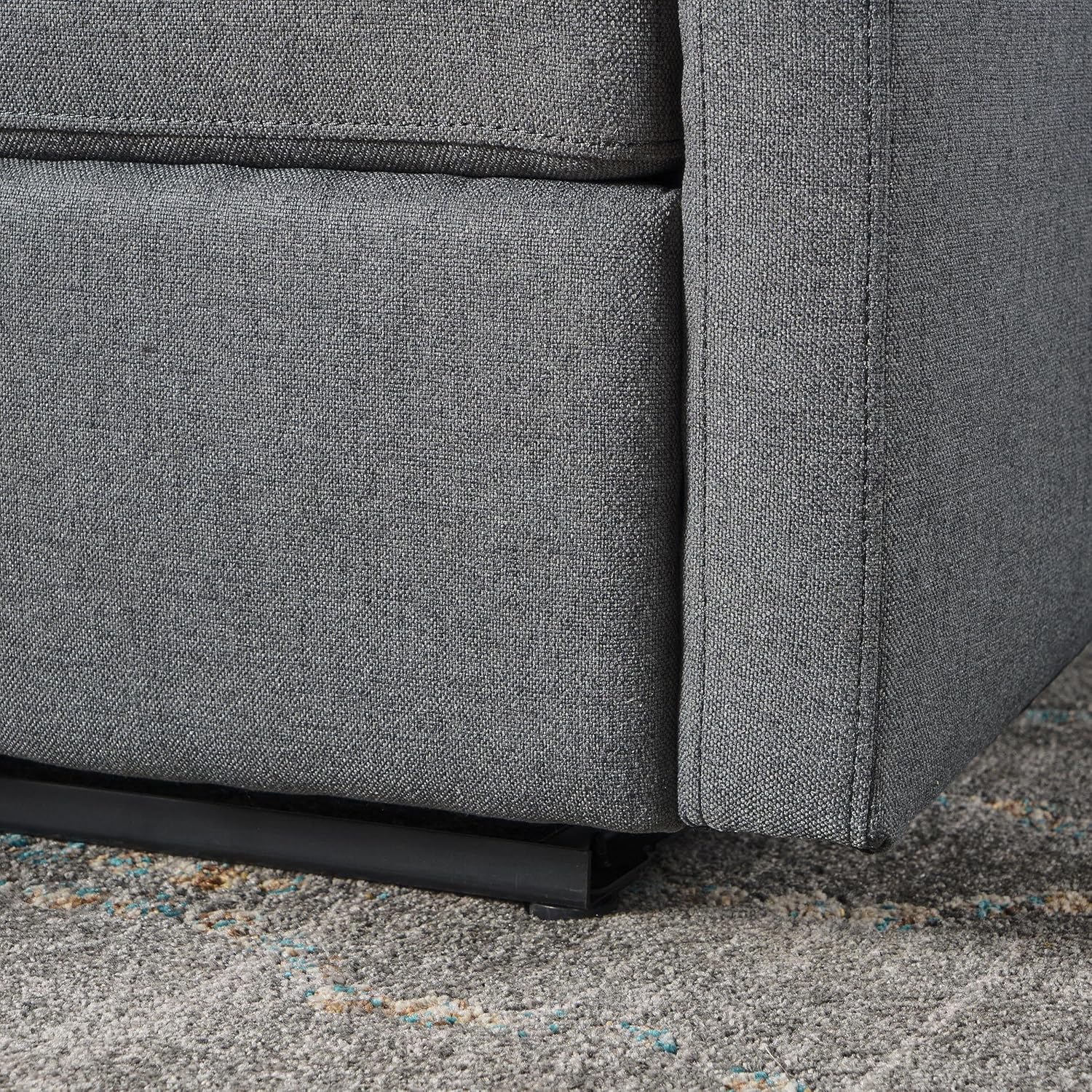 Christopher Knight Home Halima Fabric 2-Seater Recliner, Charcoal