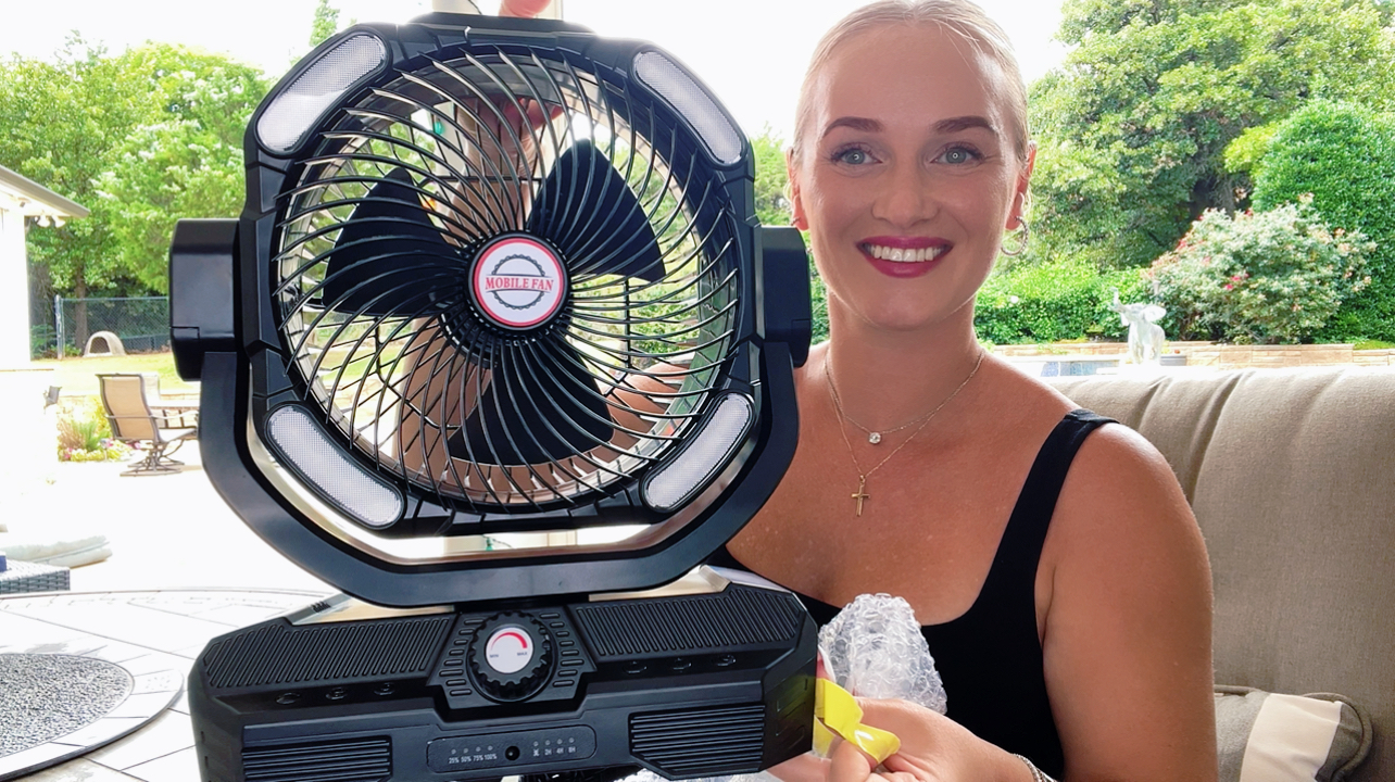 Check out my camping fan! #camping #outdoor