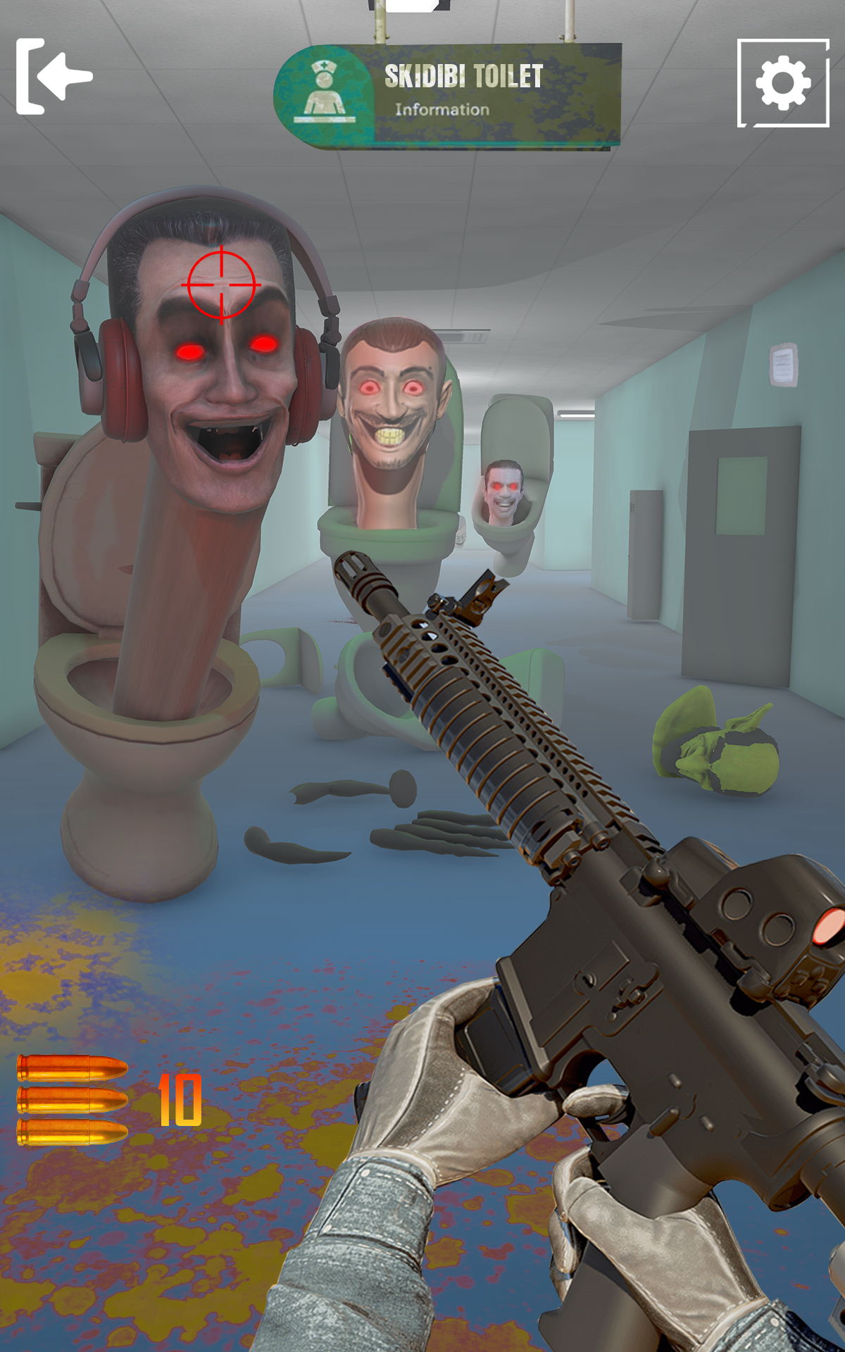 Skibidi Toilet Game Scary Toilet Monster Shooter Skibidi Horror