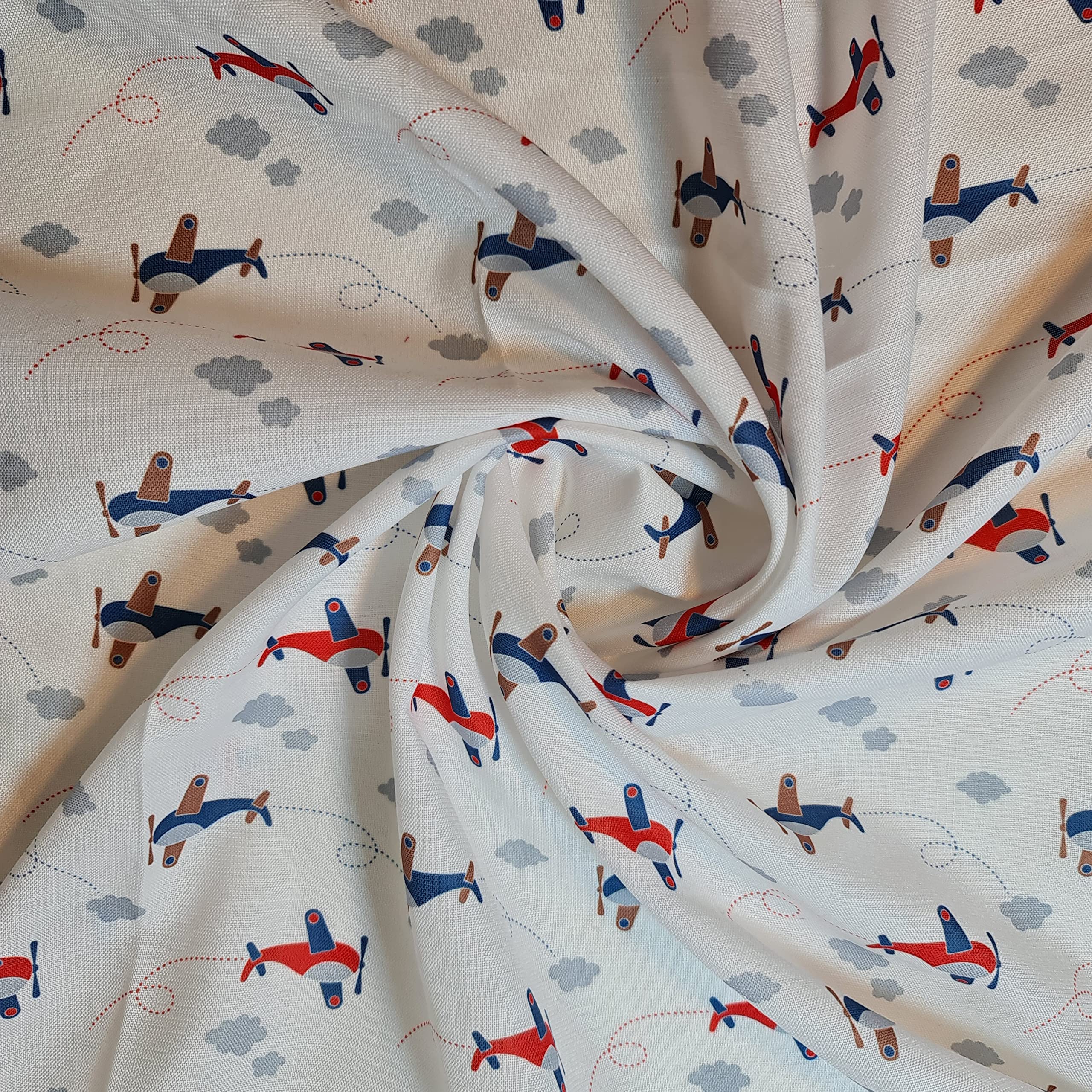 Polycotton Soft Floral Fabric Dress Craft Bunting Quilting Material by Metre 58'', 150 cm Wide Sold As 1 Meter Pre