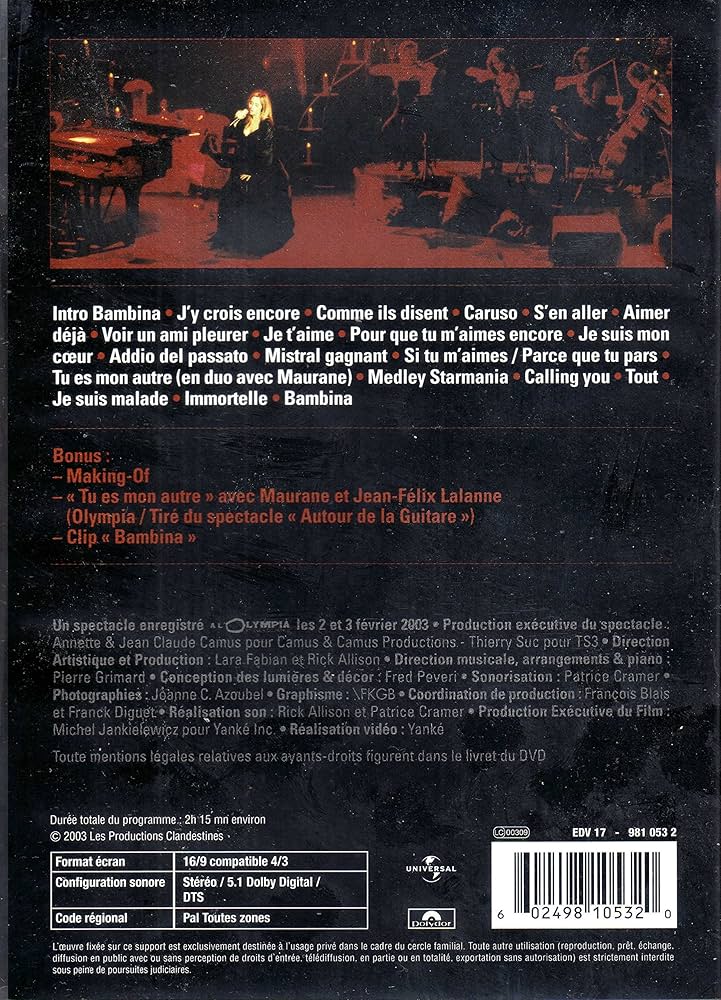 Lara Fabian : En toute intimité: Amazon.fr: Lara Fabian