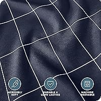 Vista 117 de Bare Home Funda de edredón extra larga – Premium 1800 súper suave – Funda de edredón ligera y fresca – Ropa de cama suave y transpirable