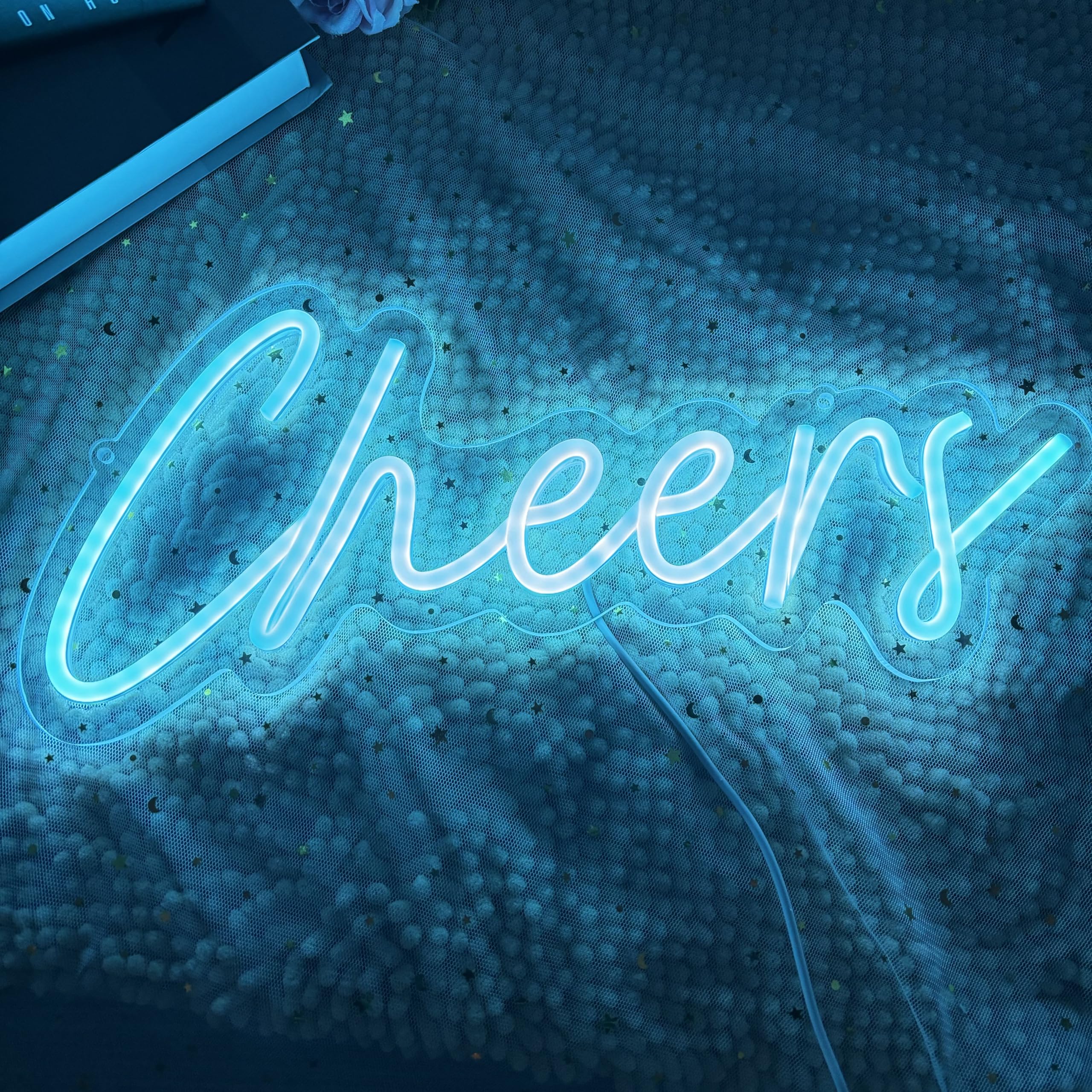 Cheers Neon Schild Personalisierte Wanddekoration, Led Lamp Home Bar Dekor,Raum Dekor, Hochzeit personalisierte Geschenke für Ihn