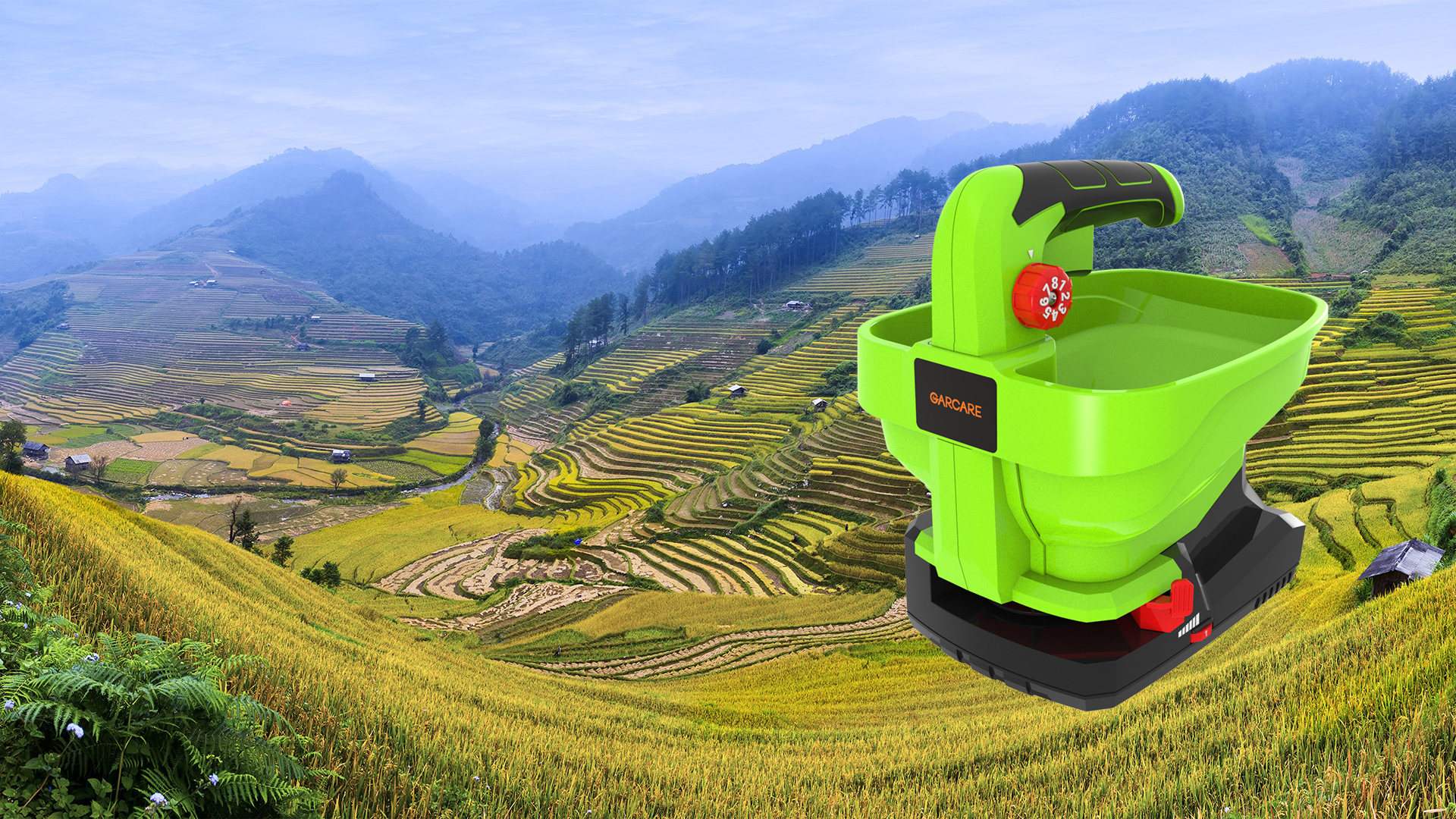 Amazon.com : GARCARE 7.2V Cordless Seed Spreader - Capacity 3.3L