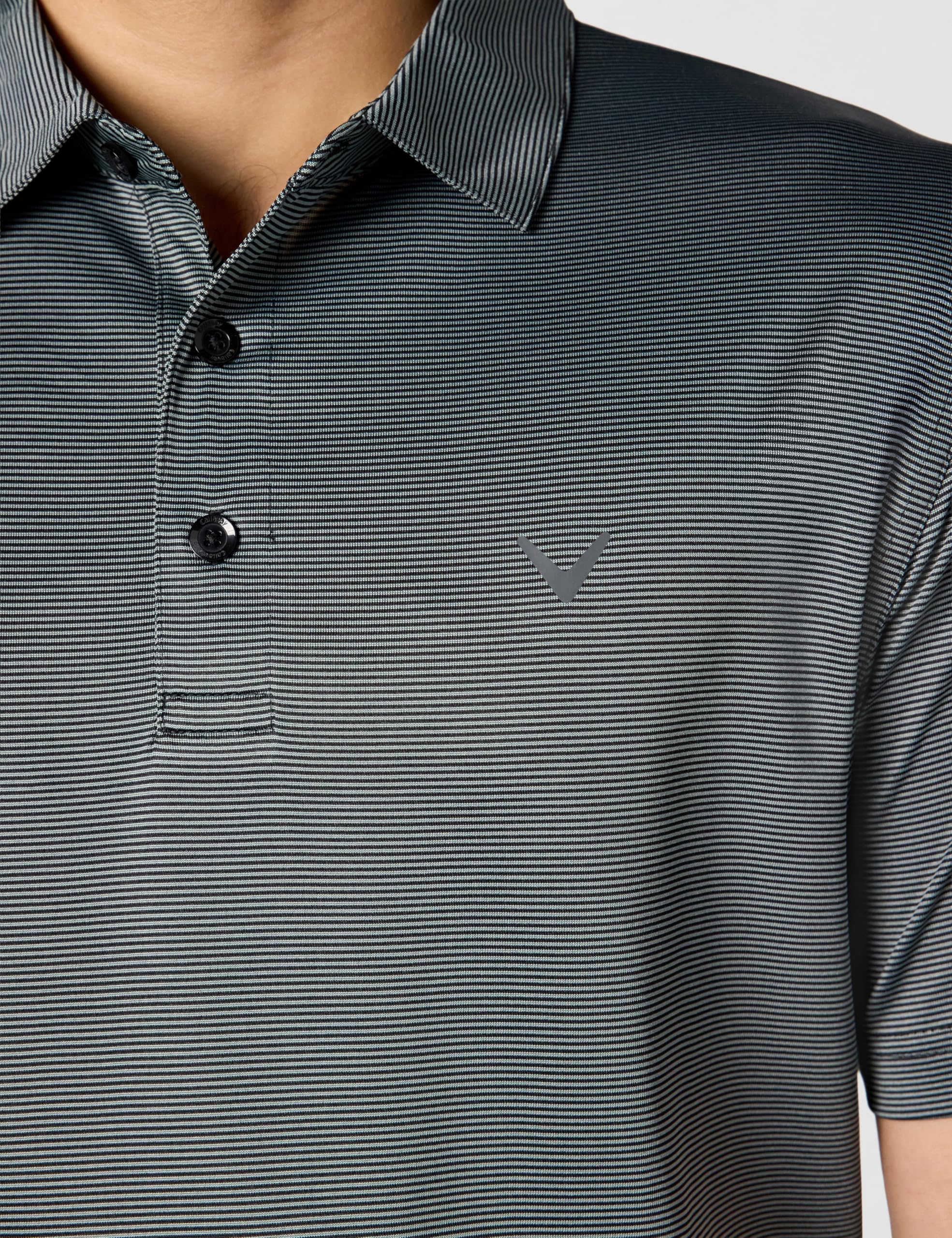 Callaway Pro Spin - Camisa de Golf de Manga Corta de Línea Fina (Grande, Alta Y Regular) Polo Hombre (Pack de 1)