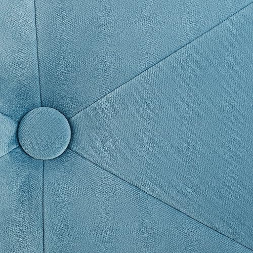 Miniatura 61 de Linon Talulah - Taburete de terciopelo blanco y metal dorado Blanco,Azul claro,Verde claro,Crema Sherpa,https://www.amazon.com/dp/undefined