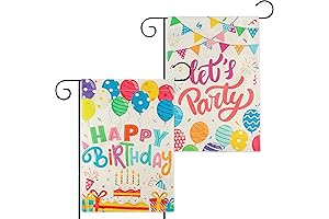 Premium Happy Birthday Flags for Outdoor Festivities