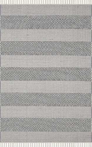 Vista 92 de Safavieh., Algodón, Marfil/Gris Acero