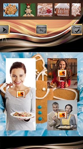 Colagem de fotos de gengibre