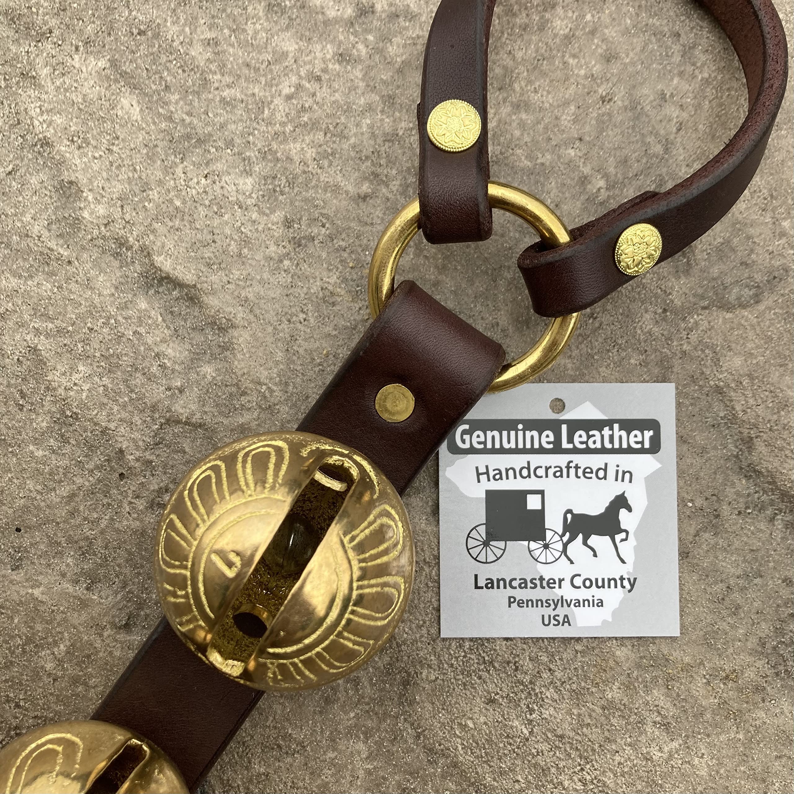 Amazon.com: Boxwood and Mum Handmade Sleigh Bells for Door Handle