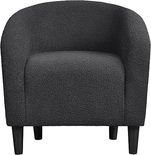 Miniatura 23 de Topeakmart Silla decorativa de terciopelo, cómoda y moderna silla de club de terciopelo con reposabrazos y patas resistentes para sala de Azul