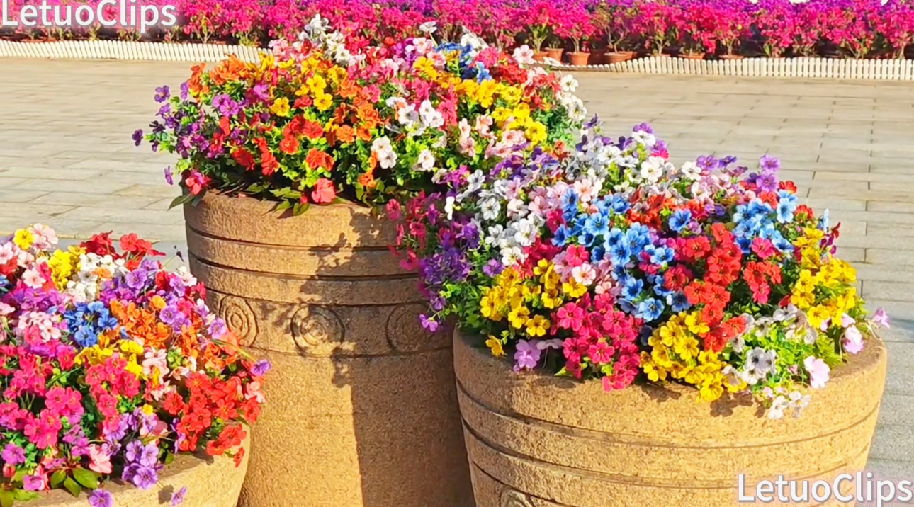 Amazon.com: LetuoClips Artificial Flowers Fake Plants for Outdoors