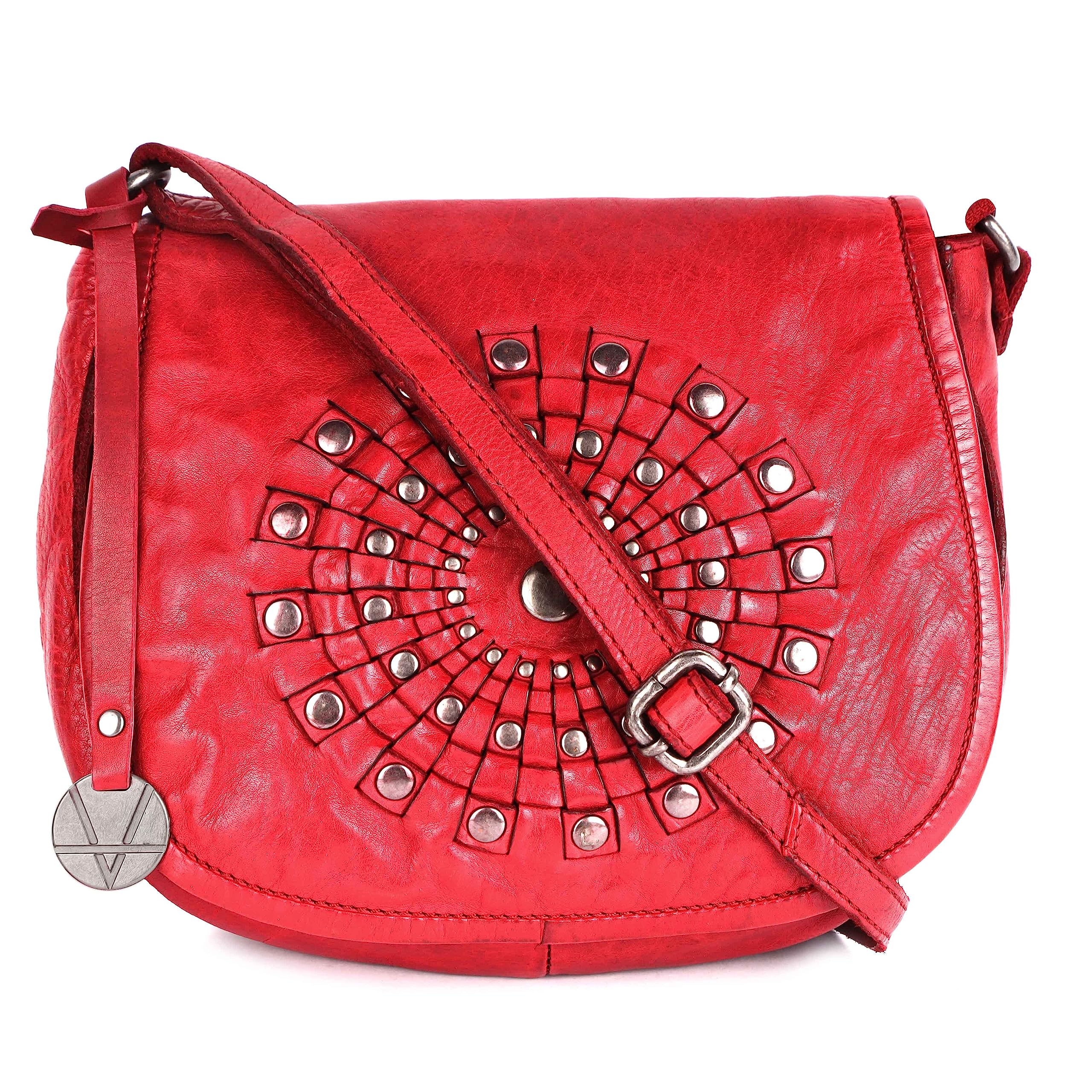 VILENCA HOLLAND Genuine Leather Crossbody Sling Bag for Women, Purse for Women Trendy Casual Office Bag with Adjustable Strap