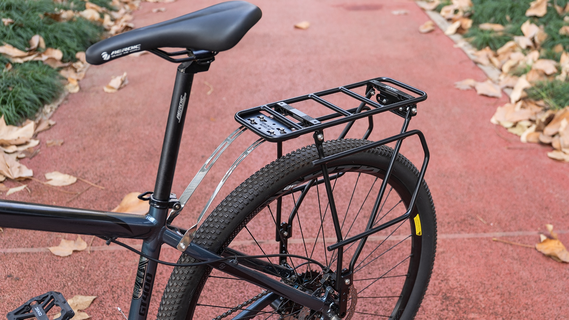 Mountain Bike Pannier Rack Rear Bike Rack Disc Brakes Bike Basket