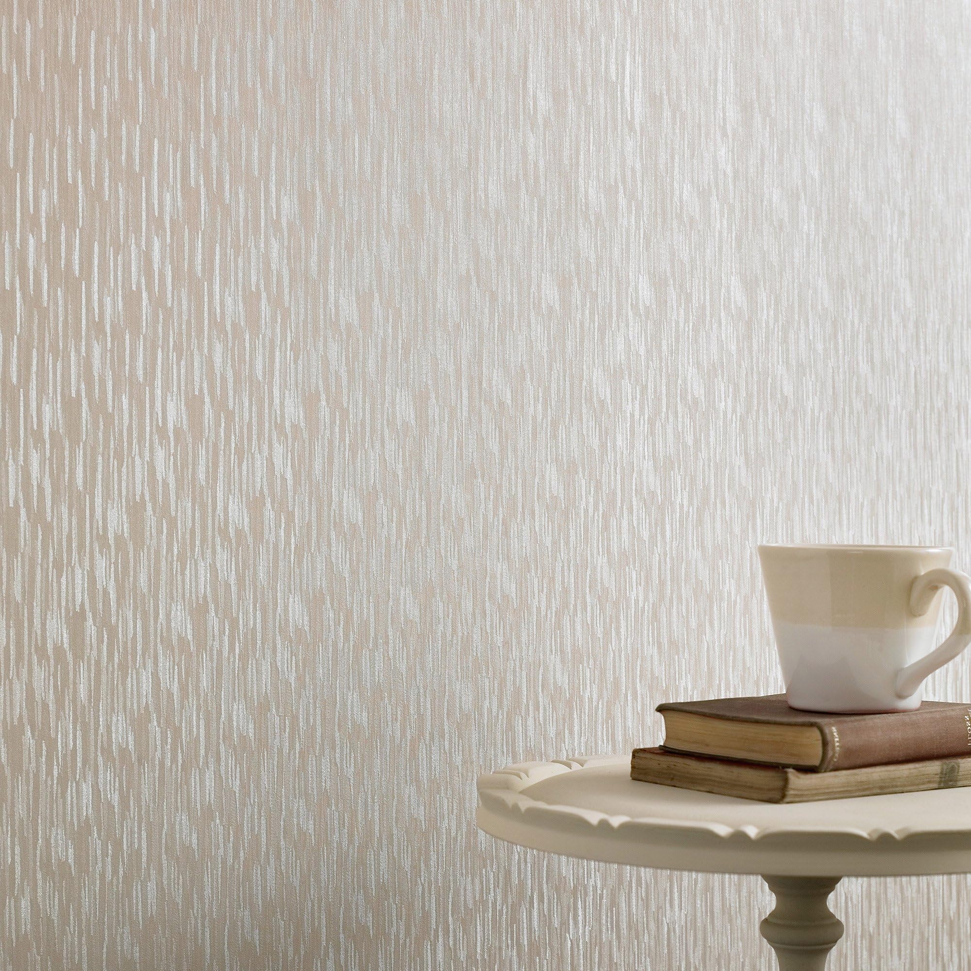 SOPHIE LAURENCE Metallic Stripe Textured Blown Vinyl Charcoal Grey Gold - View #10