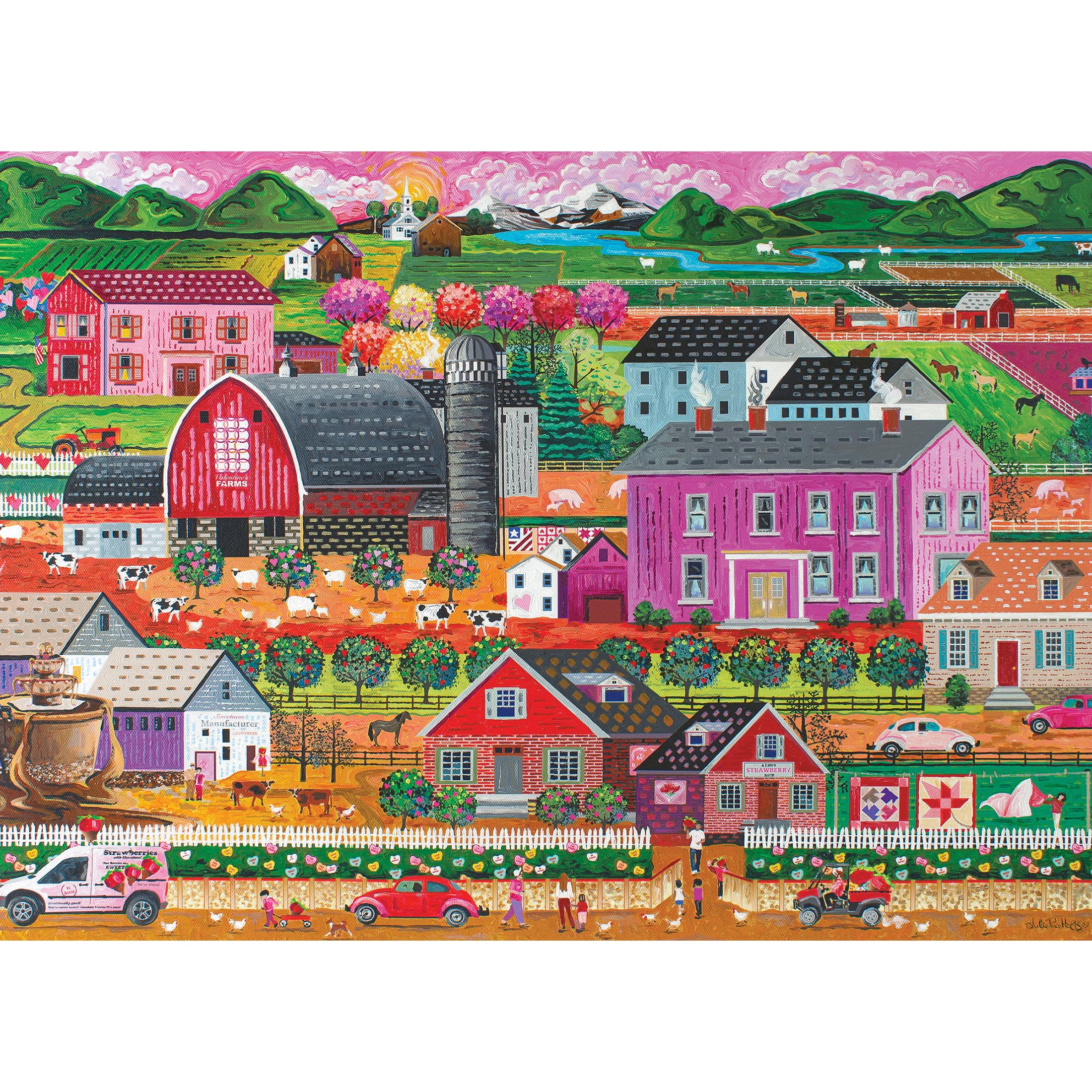 Amazon.com: RoseArt - Kodak Premium - Spring Country - 1000 Piece
