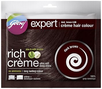 Godrej Expert Creme Hair Colour Dark Brown 20g+20ml