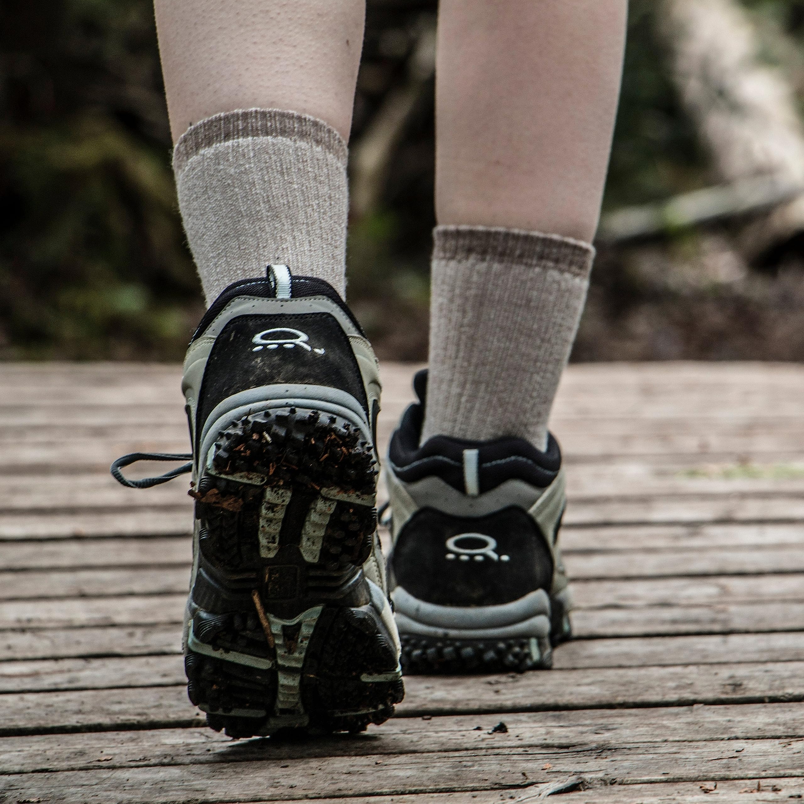 J.B. Field's Hiker GX 74% Merino Wool Hiking Crew Sock, All Season, Trekking & Outdoor Activity, 3 Pairs