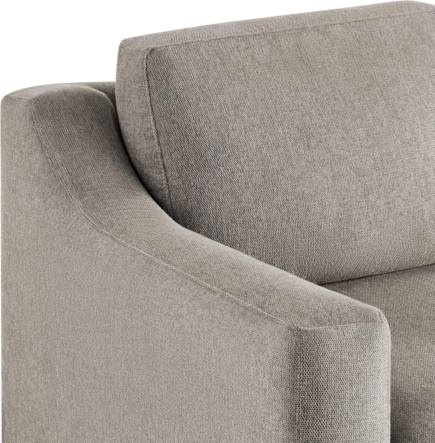 Serta® Hawthorne 90.6" Slipcovered Queen-Size Convertible Pop-up Sofa, Dreamcoil® Comfort, Woven Polyester Blend Fabric, Flax