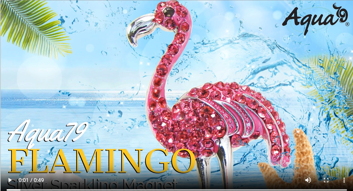 Imán decorativo flamingo rosa 2.5 pulgadas miniatura 7