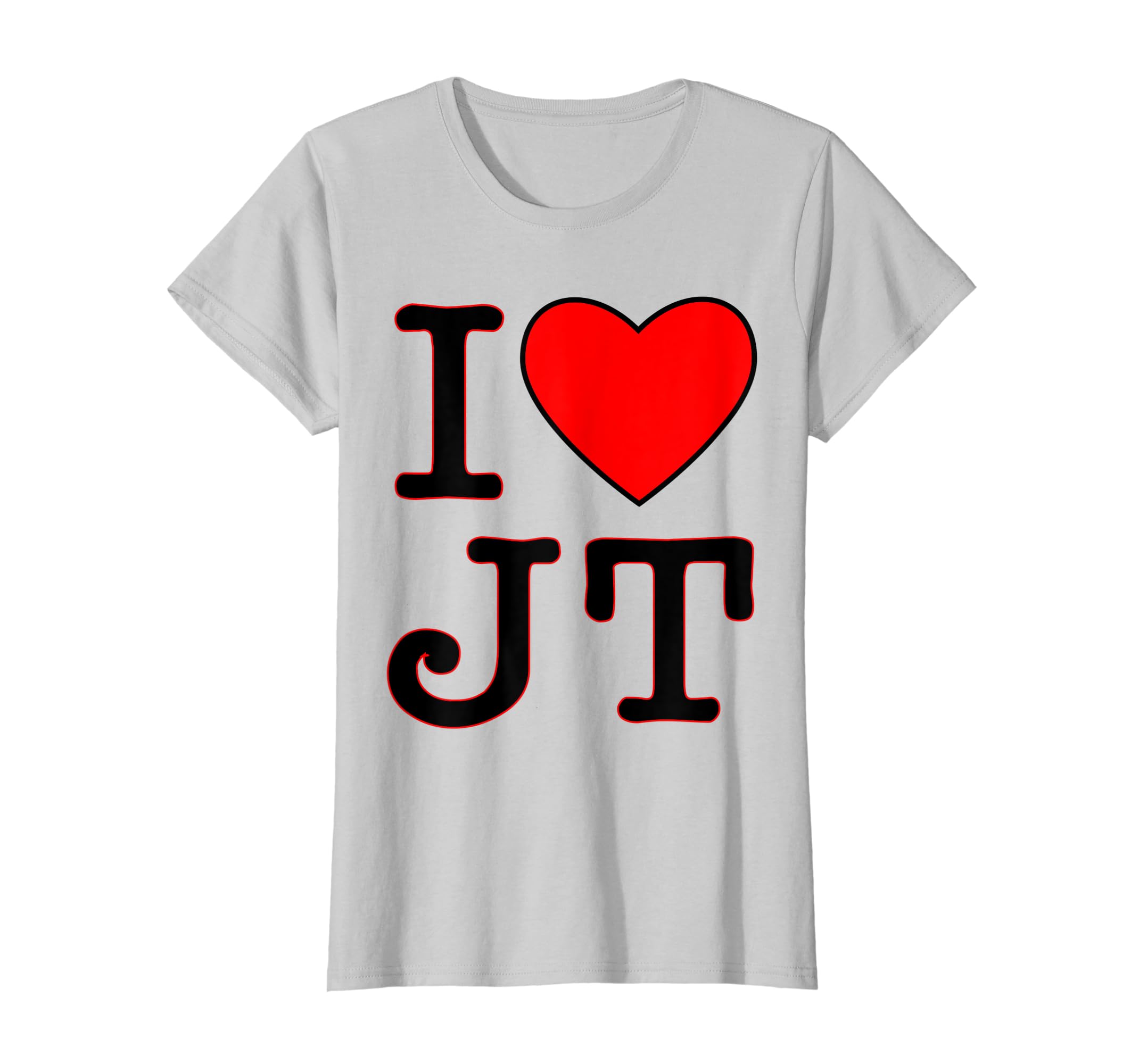 I Amazon.com: heart Womens t-shirt gift JT ... JT love funny JT love ... gift Womens t-shirt Amazon.com: I JT funny heart