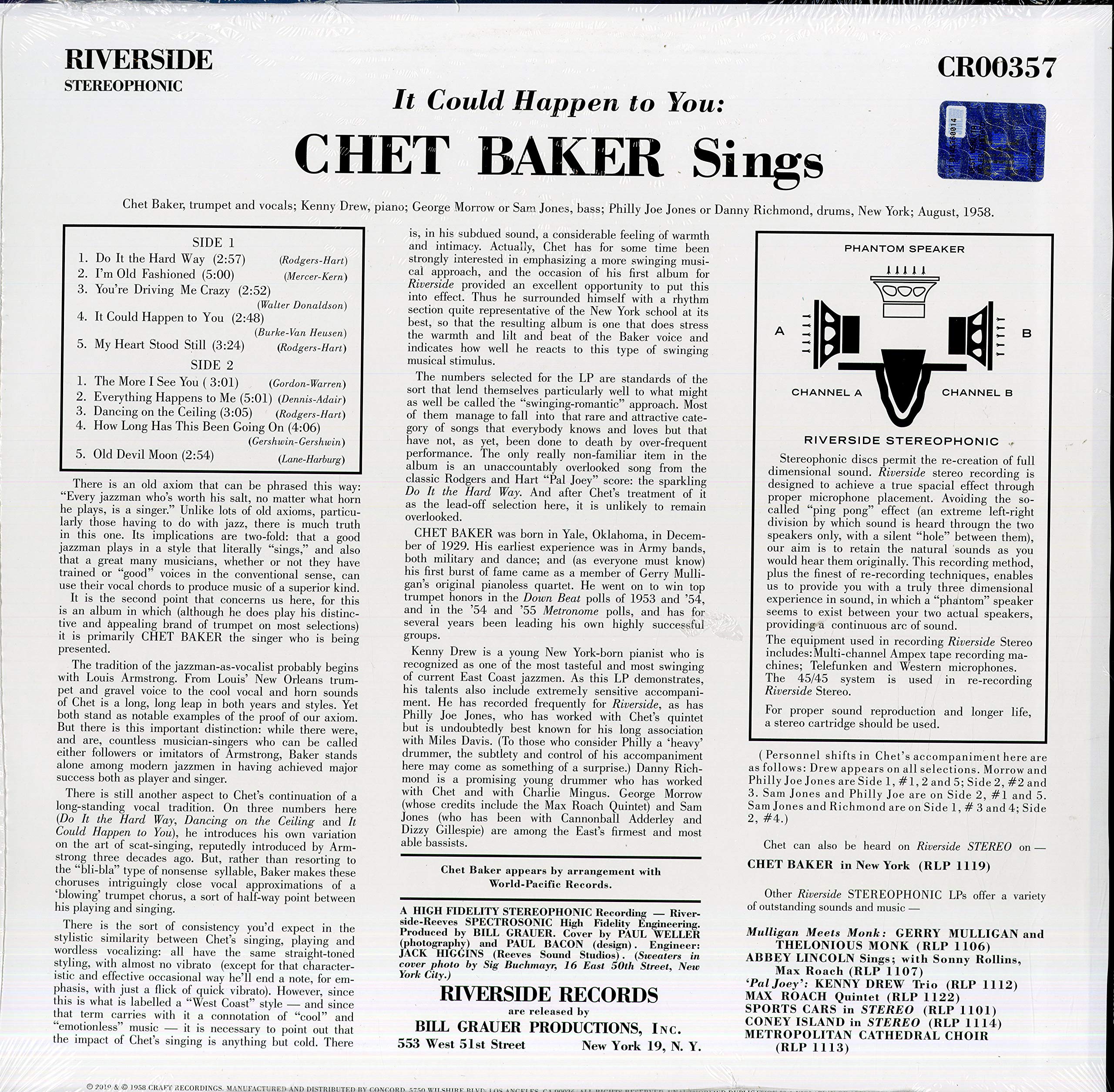 Chet Baker Sings: It Could Happen To You